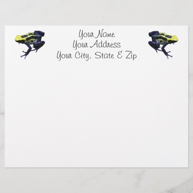 Lámina Poison Dart Frog (Anverso)