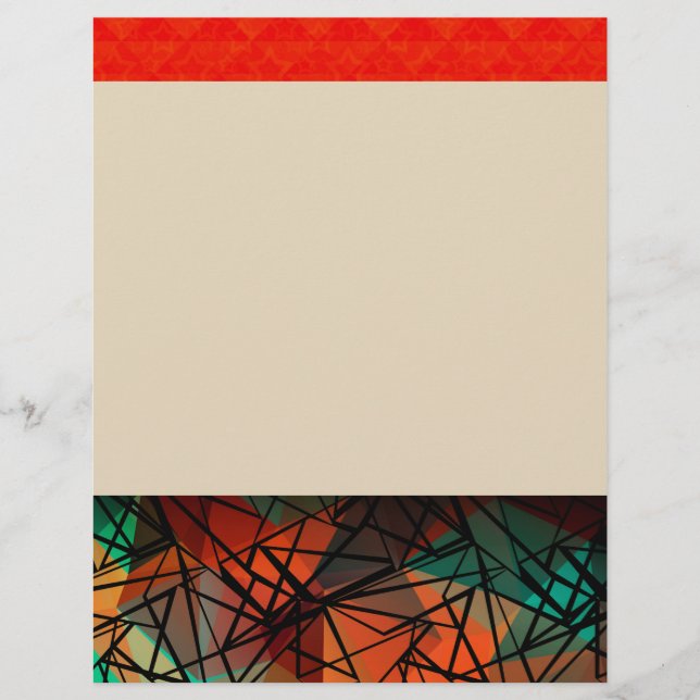 Lámina Polígono, pintura (Anverso)