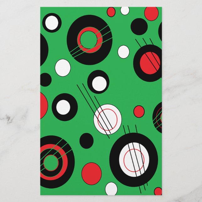 Lámina Polka Green (Anverso)