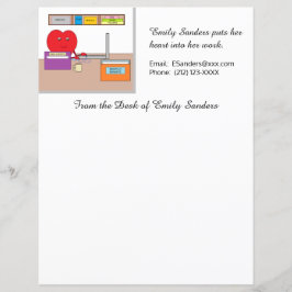 Lámina Pones tu corazón en tu trabajo: papel