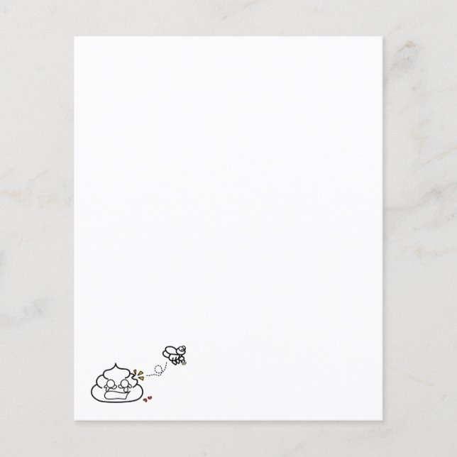 Lámina Poop desolado - Brootsch the PooPoo (Anverso)