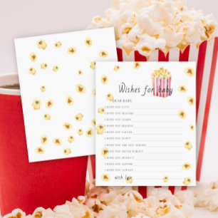 Lámina Popcorn - juego Fiesta   deseos de juego de bebé