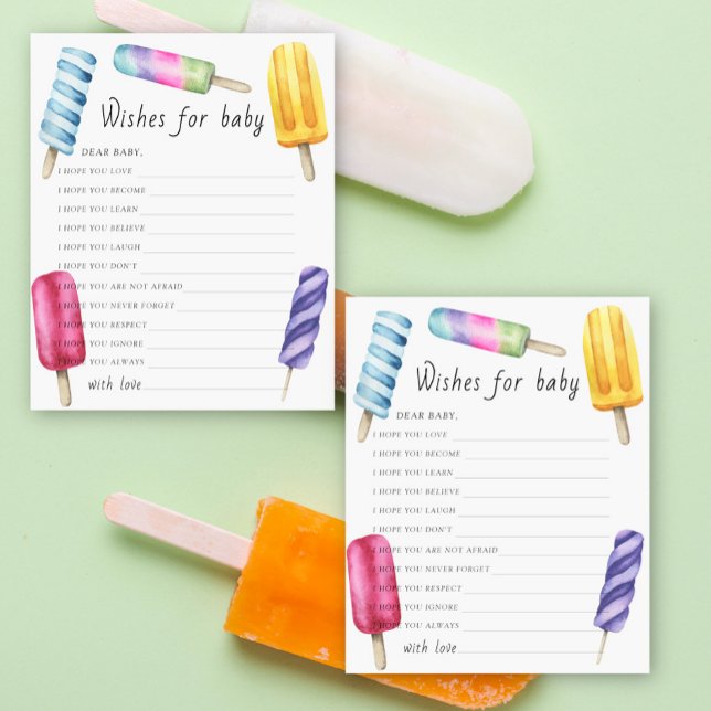 Lámina Popsicle - juego Fiesta | deseos de juego de bebé (Subido por el creador)