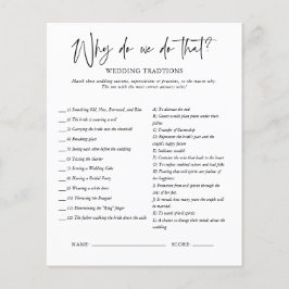 Lámina Por qué hacemos eso | Juego de ducha de novia