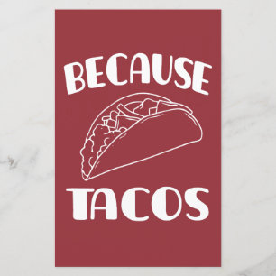 Lámina Porque los tacos