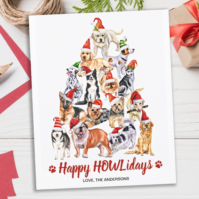 Lámina Postal de Navidades del amante de los perros de pr (Subido por el creador)