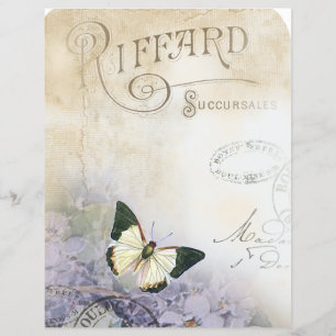 Lámina Postal francesa vintage