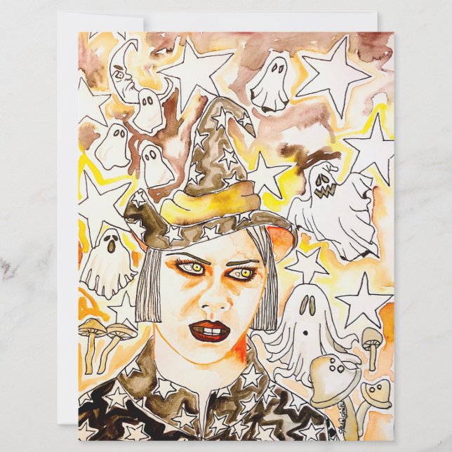 Lámina Póster de Bruja (Anverso)