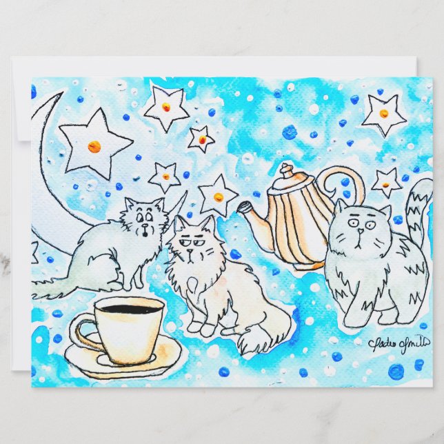 Lámina Póster de Gato (Anverso)