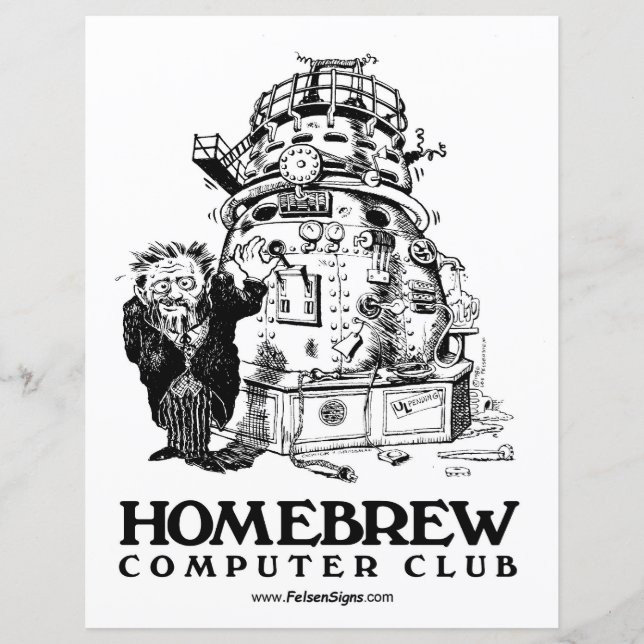 Lámina Poster de Homebrew Club (Anverso)