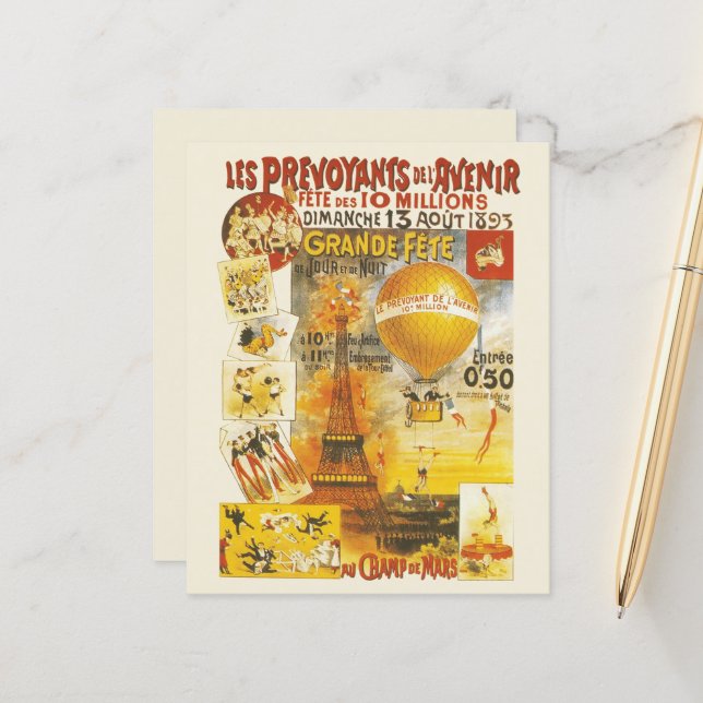 Lámina Poster de la Feria Antigua Grand Fete (Anverso/Reverso In Situ)