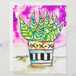 Lámina Póster de planta en maceta