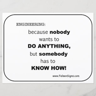 Lámina Poster - Ingeniería sabe cómo