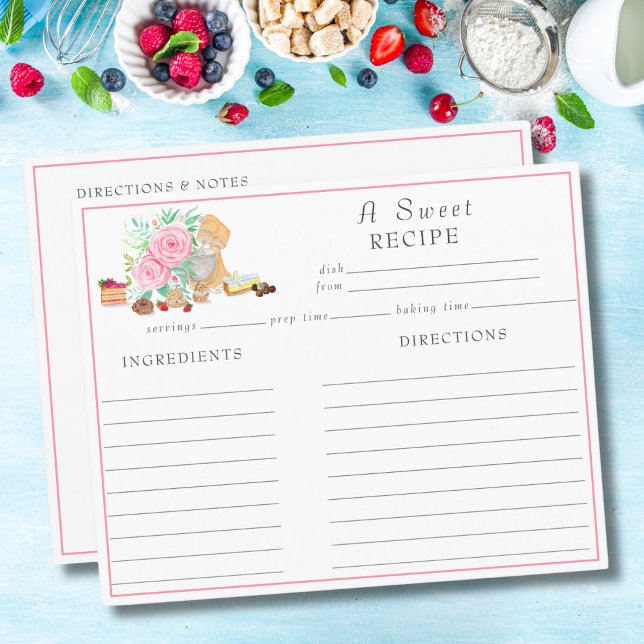 Lámina Postres acuáticas con mezclador y receta de Rosas (Subido por el creador)