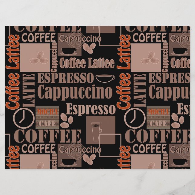 Lámina Pouf de café de amor (Anverso)