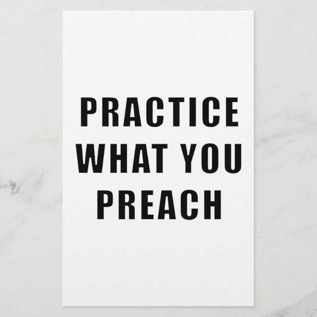 Lámina Practica lo que predicas (Anverso)
