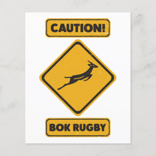 Lámina Precaución - SpringBoks Cruzando
