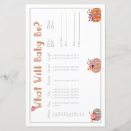 Lámina Predicador de bebé de calabaza pequeña