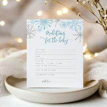 Predicción de copos de nieve de plata azul para ta