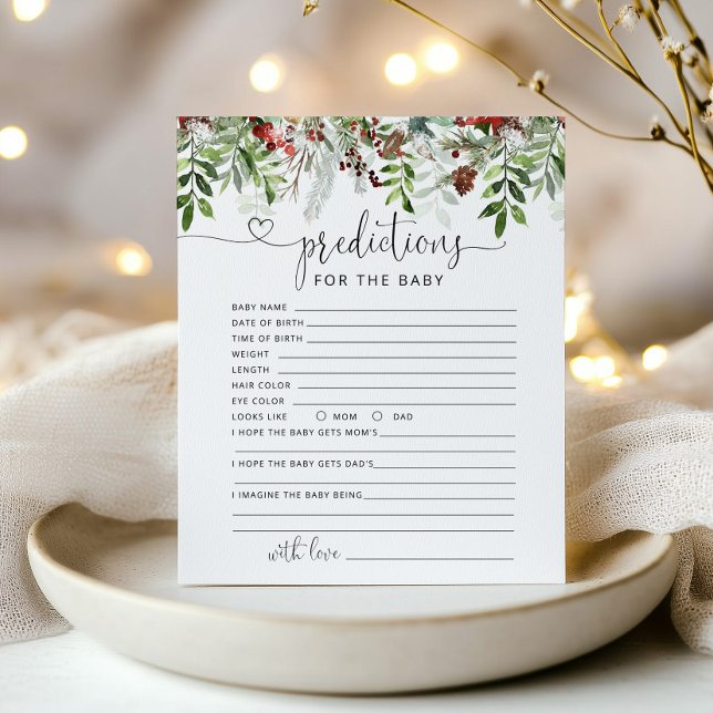 Lámina Predicción de Evergreen para bebé, predicciones de (Subido por el creador)