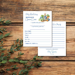 Lámina Predicción del bebé y consejo Peter Rabbit