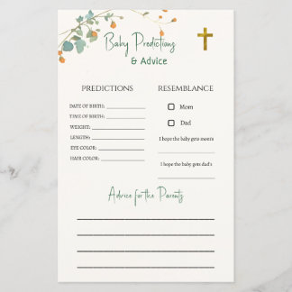 Lámina Predicción y consejo sobre el elefante y las marip