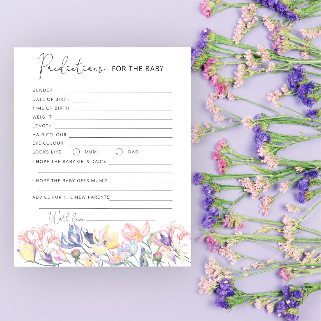 Lámina Predicciones de flores silvestres acuáticas para e (Subido por el creador)