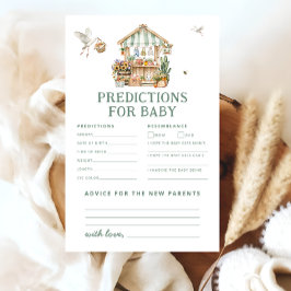 Lámina Predicciones de mercado para el juego de bebé