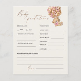 Lámina Predicciones de osito de peluche y juego Baby Show