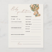 Predicciones de osito de peluche y juego Baby Show