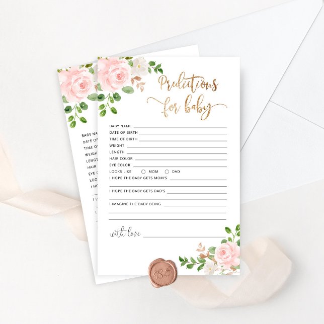 Lámina Predicciones florales de Rubor chica para el bebé (Subido por el creador)