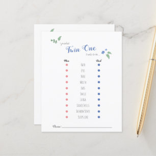 Lámina Predicciones para bebés de Babyducha tema del oso 