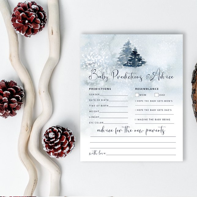 Lámina Predicciones para bebés juego de ducha de bebé en  (Subido por el creador)