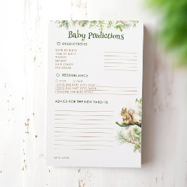 Lámina Predicciones para bebés y consejos a los animales 