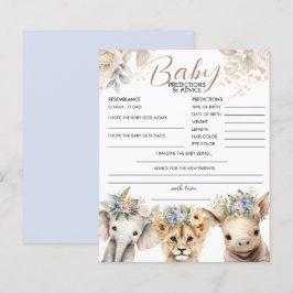 Lámina Predicciones para bebés y consejos para niños Safa