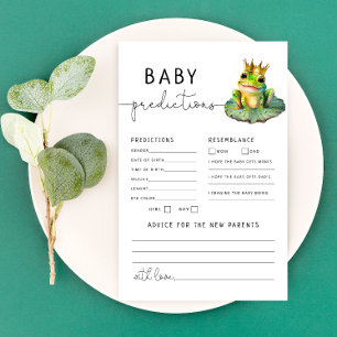 Lámina Predicciones y consejos de Baby Shower sobre el te