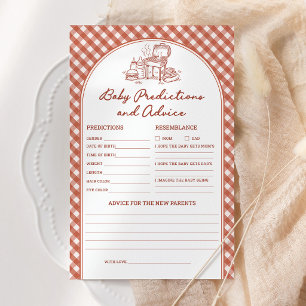 Lámina Predicciones y consejos para bebé Baby Q BBQ Baby 