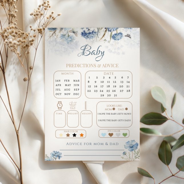 Lámina Predicciones y consejos para bebé: Bebé en flor (Subido por el creador)