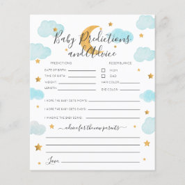 Lámina Predicciones y consejos para bebés azules en Luna