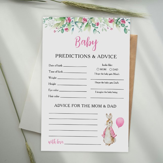 Lámina Predicciones y consejos para bebés en Conejo de Pe (Subido por el creador)