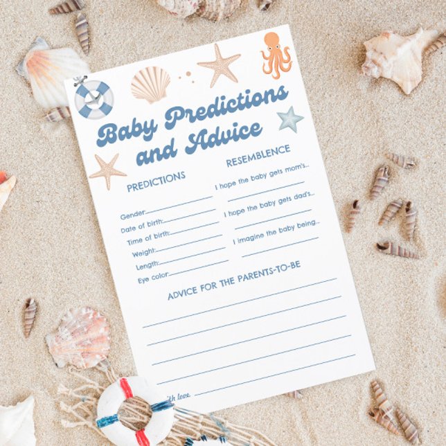 Lámina Predicciones y consejos para bebés en las costas d (Subido por el creador)