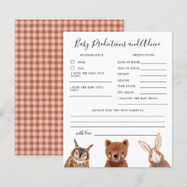 Lámina Predicciones y consejos para bebés en Woodland