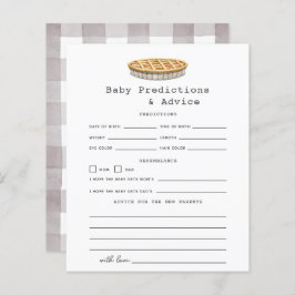 Lámina Predicciones y consejos para bebés pequeños con le