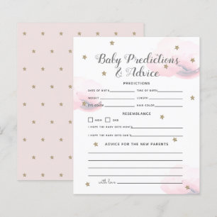Lámina Predicciones y consejos para bebés rosados de Estr