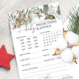 Lámina Predicciones y consejos para el juego de Baby Show