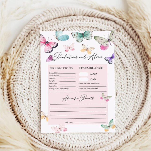 Lámina Predicciones y consejos para los Juegos de Baby Sh (Subido por el creador)