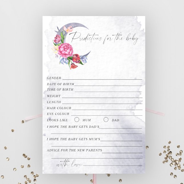 Lámina Predicciones y consejos sobre el bebé en la Luna (Subido por el creador)