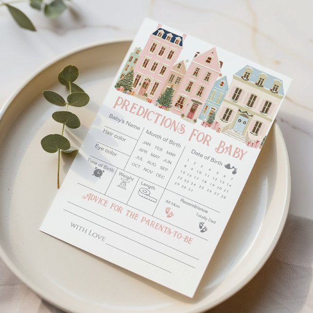 Lámina Predictions and Advice Christmas Village Card (Subido por el creador)