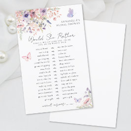 Lámina Preferiría Mariposa Flora Silvestre Ducha Británic