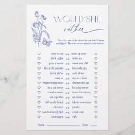 Lámina ¿Prefiere Algo De Juego De Ducha De Brigada Azul?